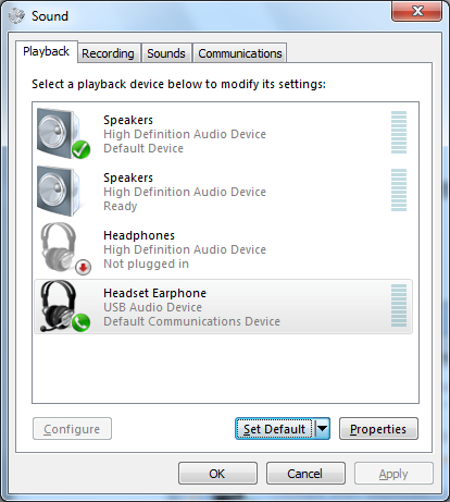 Microphone Volume Control Windows 7